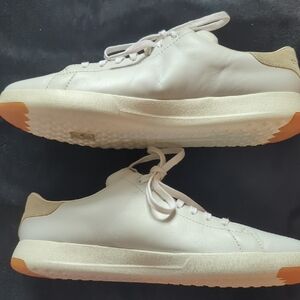 Cole Haan Cream Leather Sneakers